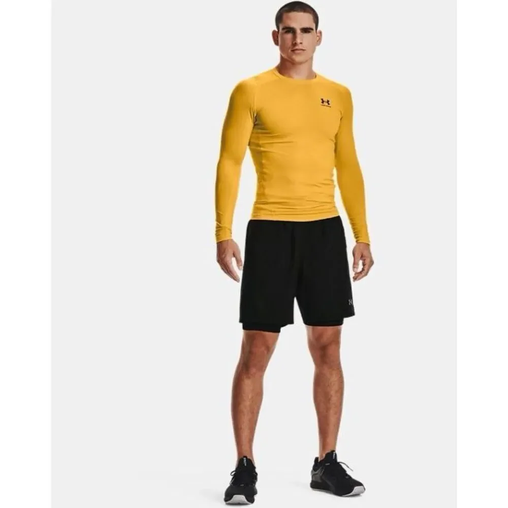 #320.  Under Armour NWT Heat Gear 6” Compression Shorts Black